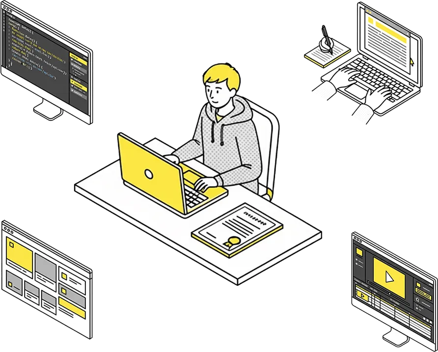 スキル獲得スクール卒業生の画像